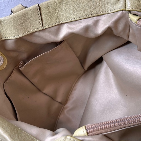 Coach Beige Leather Shoulder Bag - Picture 11 of 11